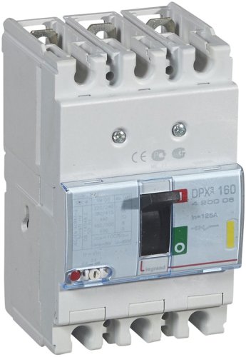 Выключатель автоматический в литом корпусе Legrand DPX3 160 3п 125А 16кА картинка